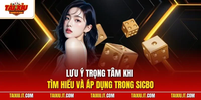 Lưu ý trọng tâm khi tìm hiểu và áp dụng trong Sicbo